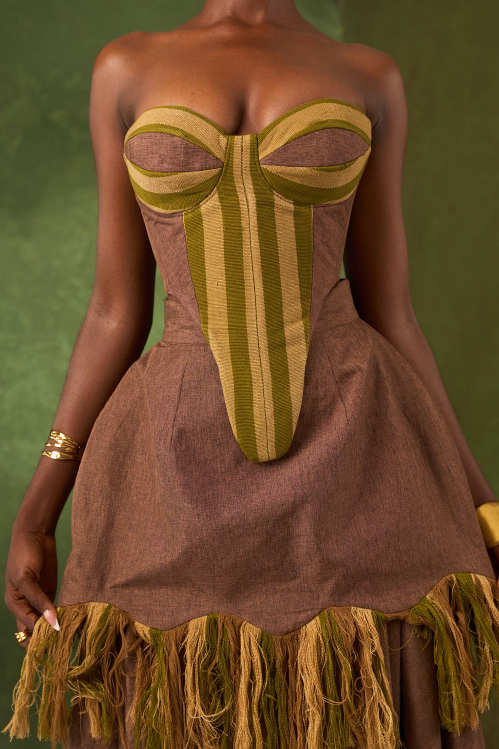 Nwanne Fringe Skirt