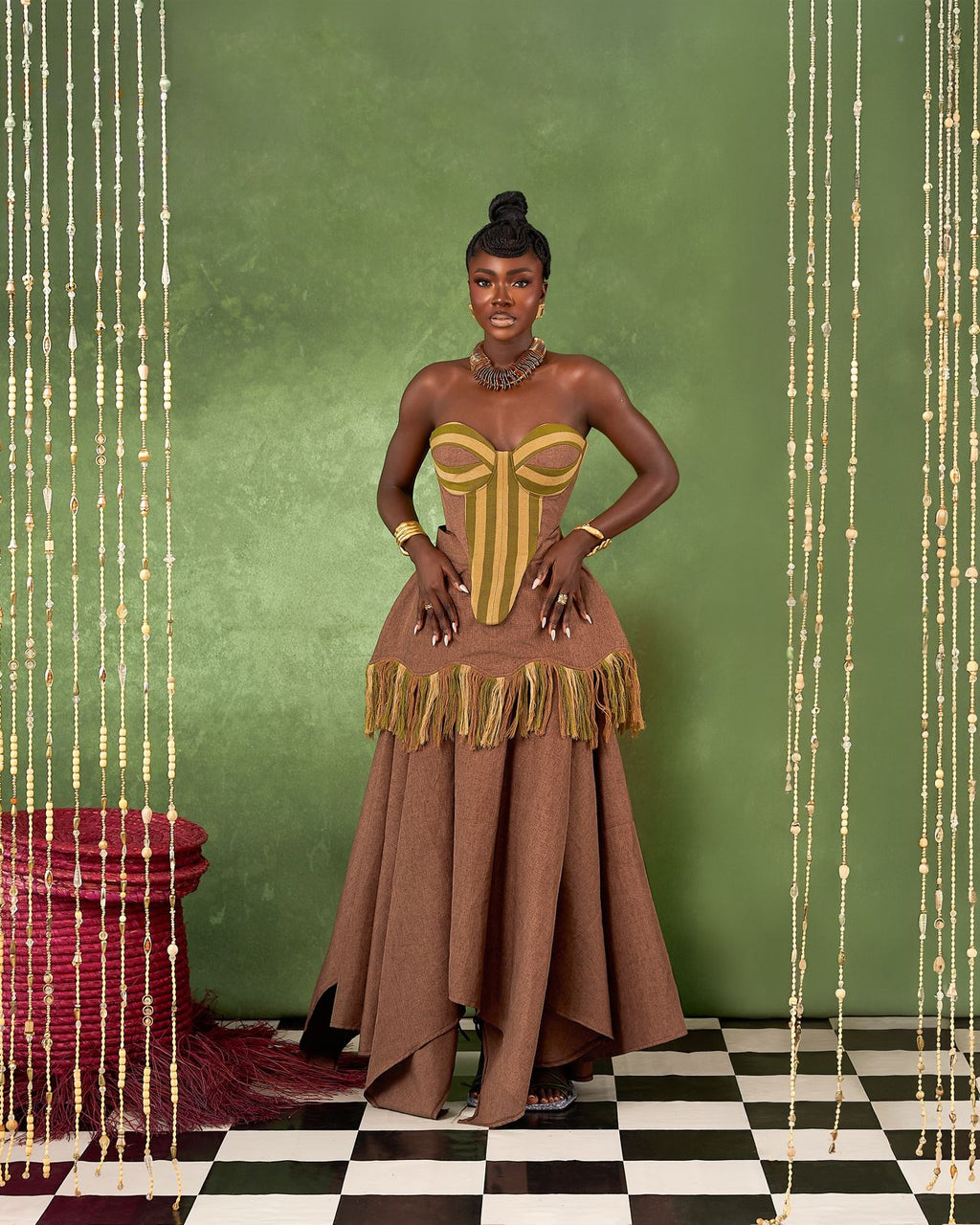 Nwanne Corset Top