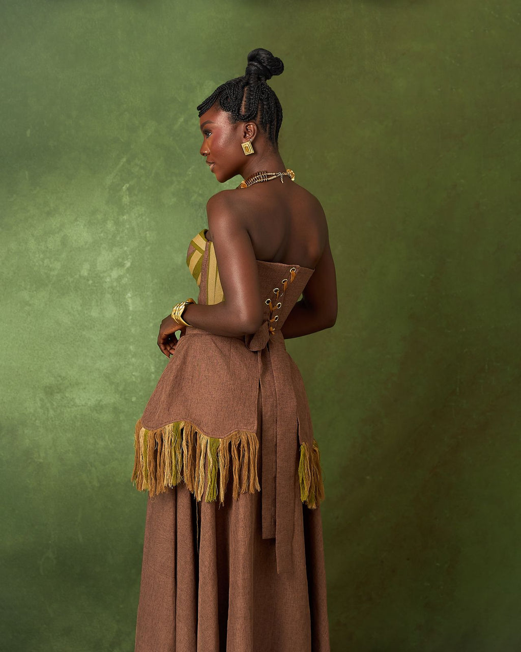 Nwanne Fringe Skirt
