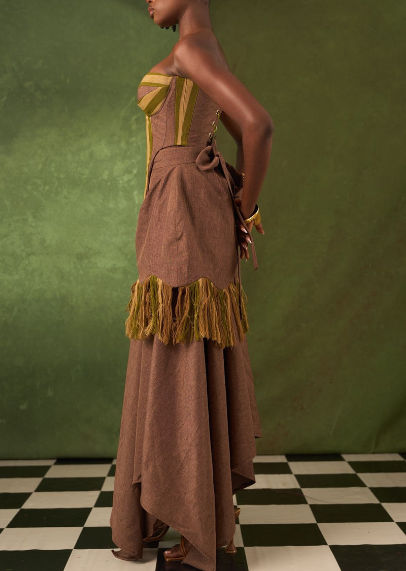Nwanne Fringe Skirt